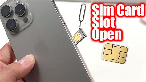 how to get sim card in iphone 15 pro max