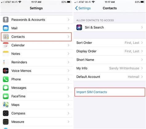 how to get sim contacts in iphone 15