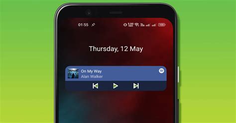 how to get spotify widget on home screen android