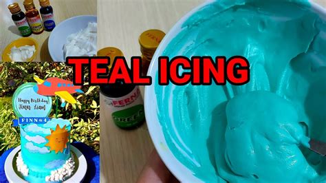 how to get teal icing