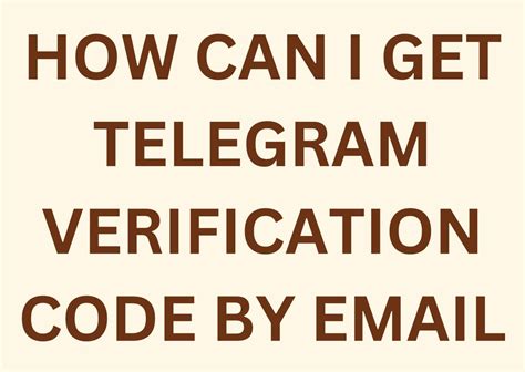 how to get telegram verification code via email