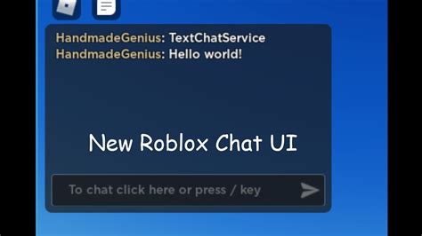how to get text chat on console roblox