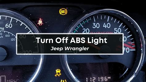 how to get the abs light to turn off