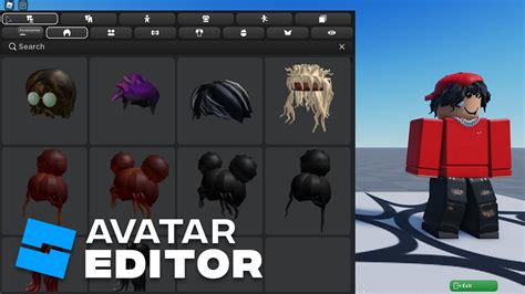 how to get the avatar editor on roblox