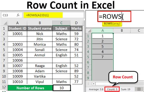 how to get the count of rows in excel sheet using c#