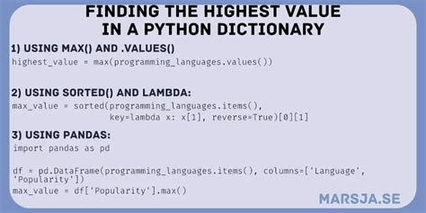 how to get the highest value in a dictionary python