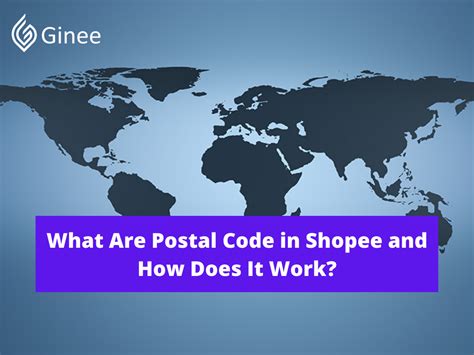 how to get the postal code in shopee
