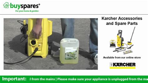 how to get the soap to work on a karcher pressure washer