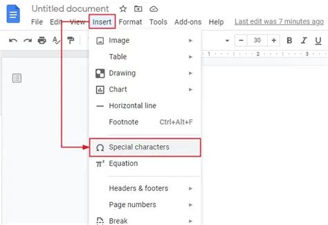 how to get therefore symbol in google docs