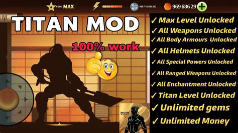 how to get titan mod in shadow fight 2