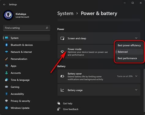 how to get to advanced power settings windows 11