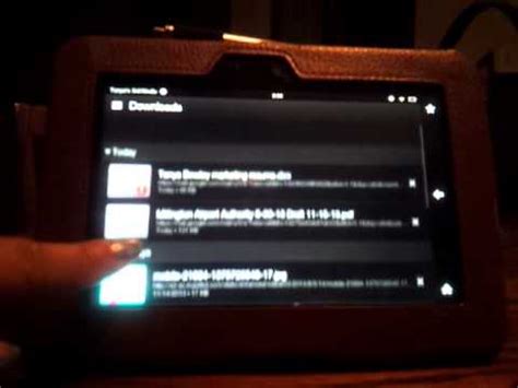 how to get to downloads on kindle fire