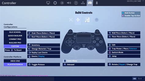 how to get to settings on fortnite ps4