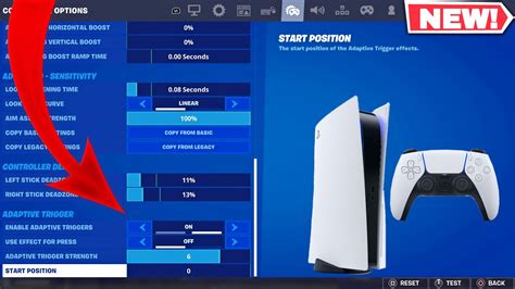 how to get to settings on fortnite ps5