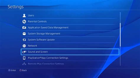 how to get to settings on ps4