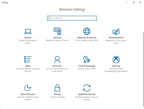 how to get to settings on windows 10 without start menu