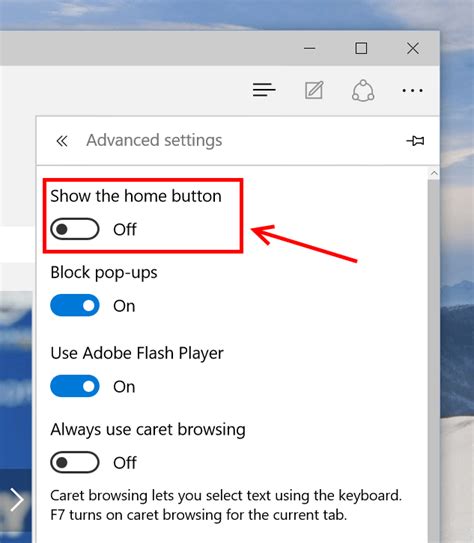how to get to settings without home button windows 10