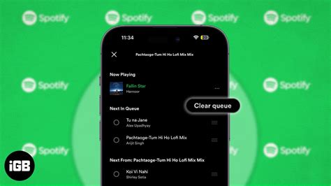 how to get to spotify queue on. ipad