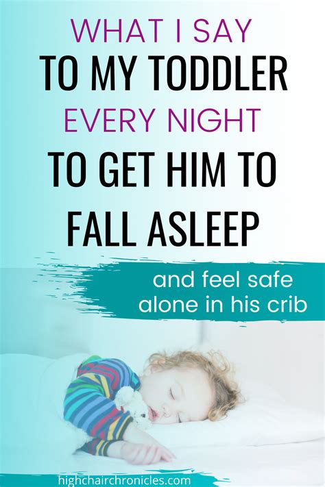 how to get toddler to fall asleep in crib