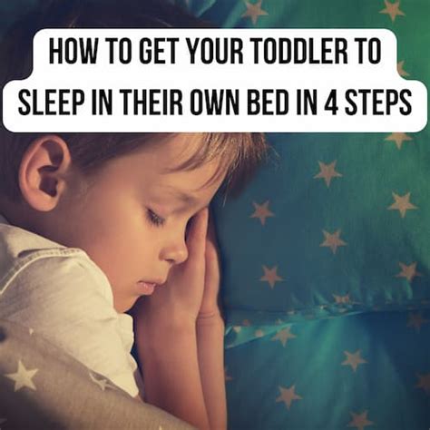 how to get toddler to sleep in own bed