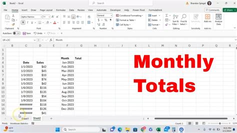 how to get total of same items in excel