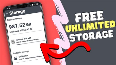how to get unlimited storage on android for free