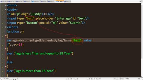 how to get value from js file in html