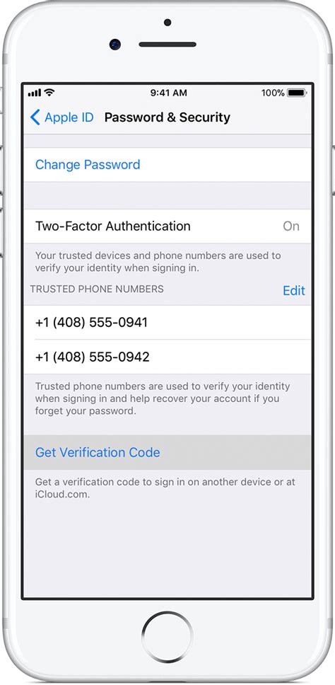 how to get verification code on iphone 11