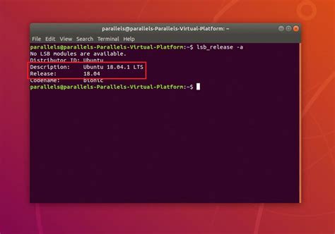 how to get version in ubuntu