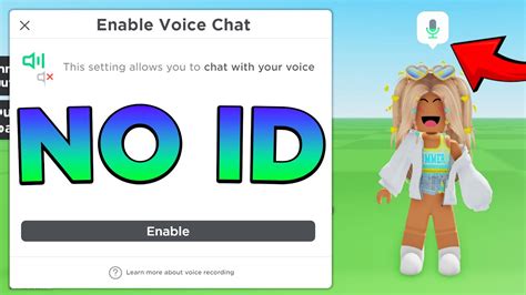 how to get voice chat in roblox without id on ipad
