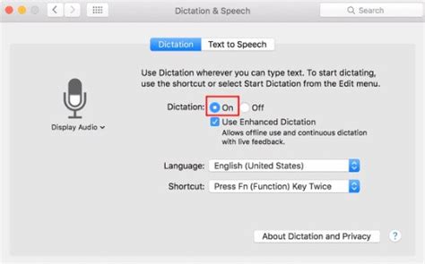 how to get voice text on macbook