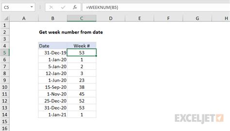 how to get week days in excel