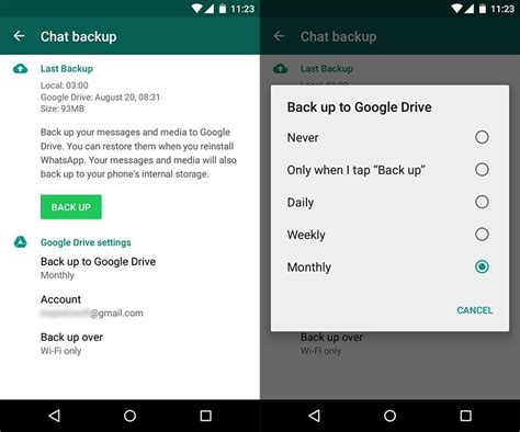 how to get whatsapp data from google drive