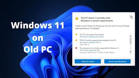 how to get windows 11 on unsupported hardware