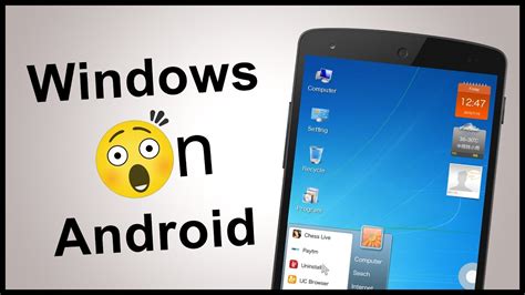 how to get windows on android phone
