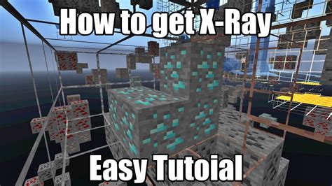 how to get xray mod in minecraft java edition