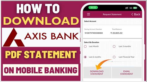 how to get yearly statement in axis bank