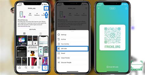 how to get your instagram qr code on iphone