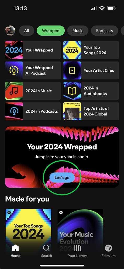 how to get your spotify wrapped on the app
