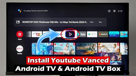 how to get youtube vanced on android.tv
