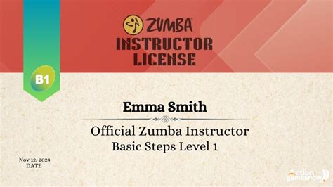 how to get zumba instructor license in india