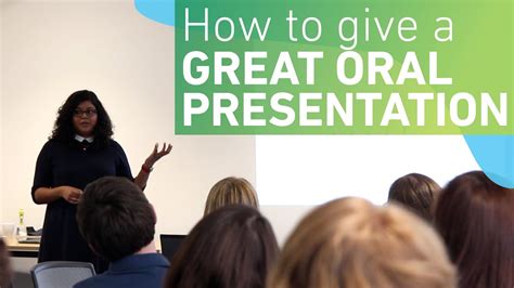 how to give a good presentation middle school