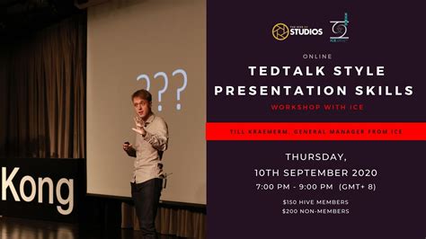 how to give a presentation ted talk