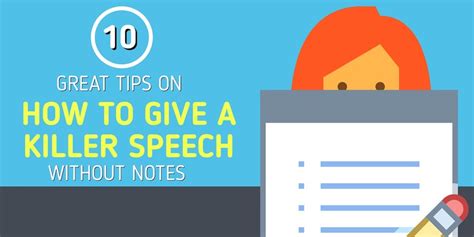 how to give a speech without notes