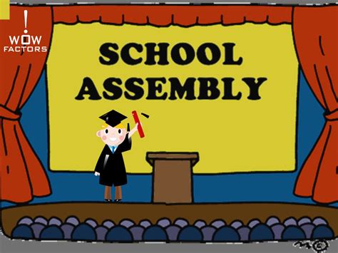 how to give an introduction in school assembly