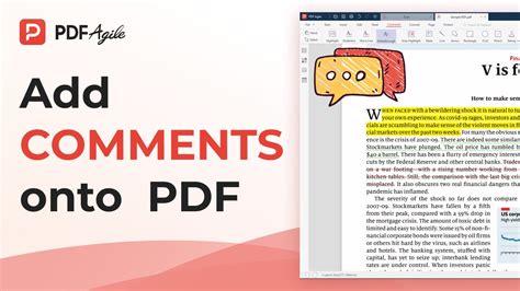 how to give comments in pdf file