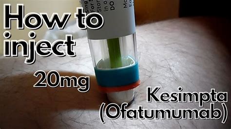 how to give kesimpta injection