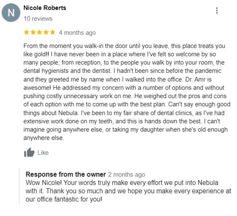how to give review examples