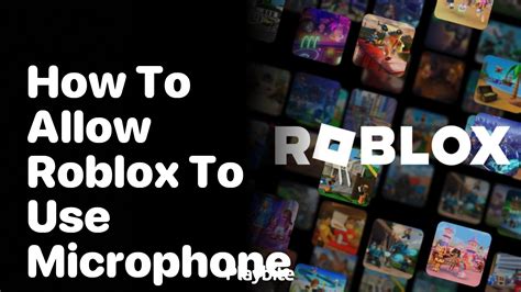 how to give roblox permission to use microphone on pc