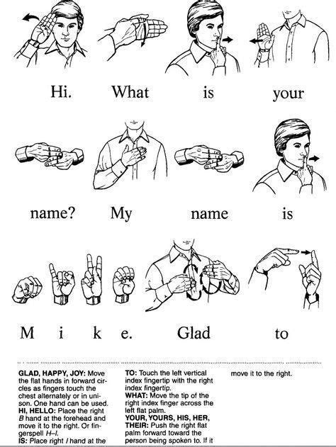 how to give self introduction in asl